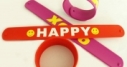 WRISTBANDS - silicon coated snap/slap bands