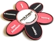 flower petal shape coaster