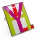 printed aluminium with metal border