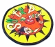 100% embroidery with merrowed border